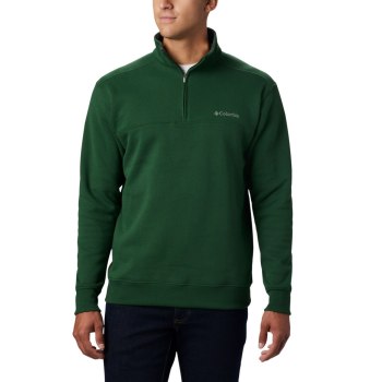 Pánské Mikiny Columbia Hart Mountain II Half Zip Zelene Viacfarebný WBSGLD368